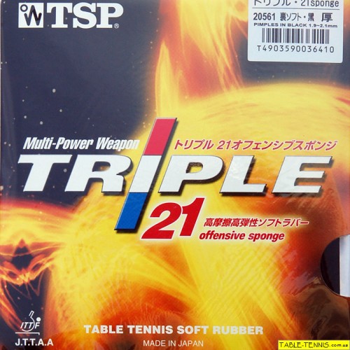 TSP Triple 21 (offenisve sponge) Table Tennis Rubber