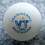 VT D40+ 1 star Plastic Balls white (3 pcs.)