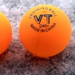 VT D40+ 1 star Plastic Training Balls orange (3 pcs.)