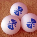 VT 1 Star Superb Plastic Training Balls white (3 pcs.)