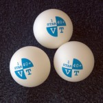 VT 1 Star Superb Plastic Training Balls white (3 pcs.)